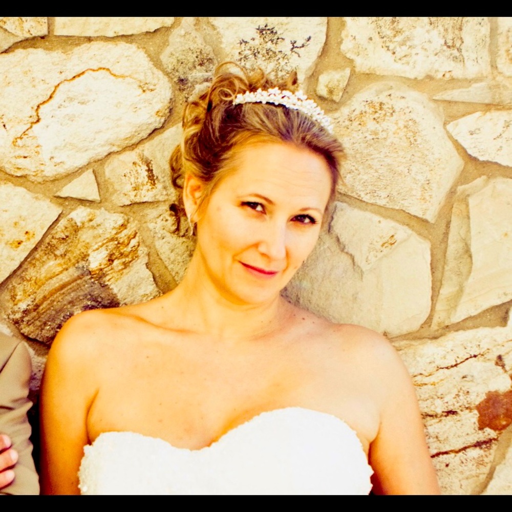 Bridal Headpiece Silver & Pearl classic